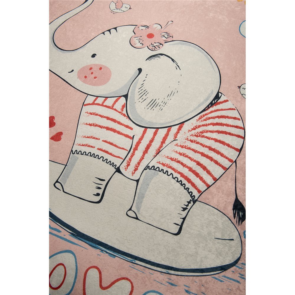 Covor Antiderapant Copii Chilai Lovely Pink 150x200