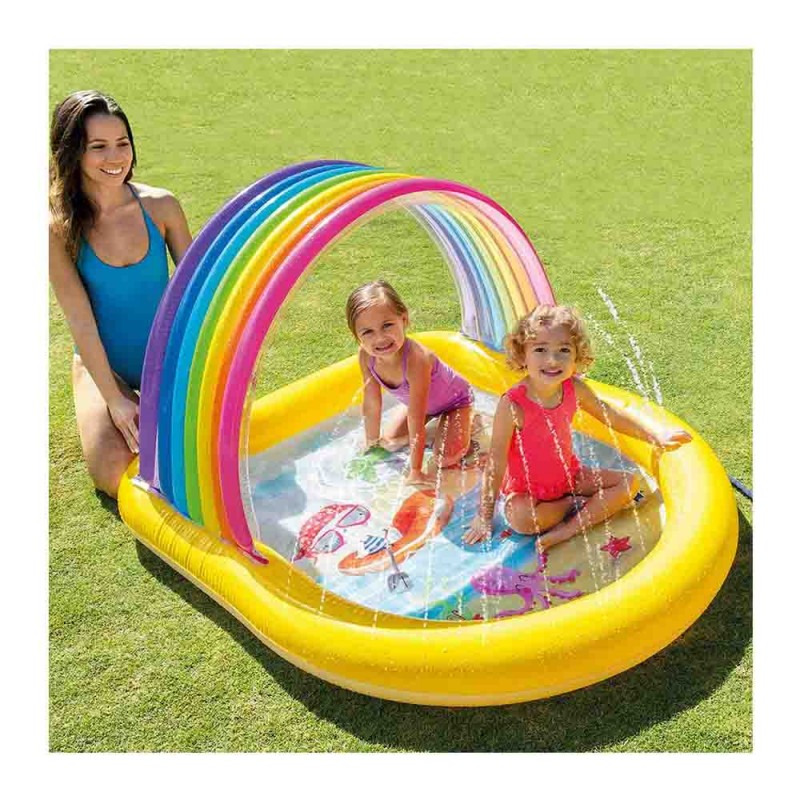 Piscina Intex Rainbow - Distractie Colorata pentru Copii