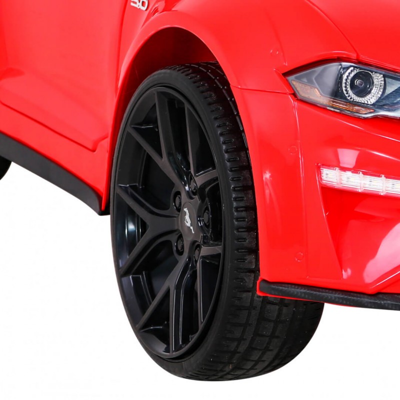 Masinuta Electrica Ford Mustang 12V, Rosu, 3 Viteze, 110W - imagine 6