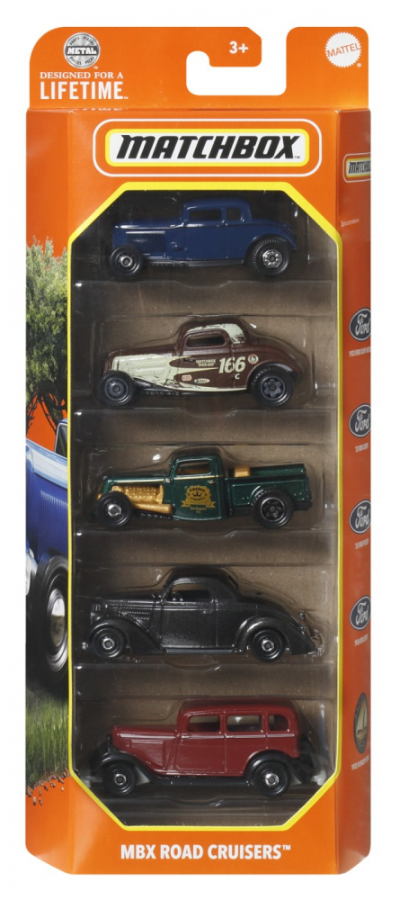 Set 5 Masinute Matchbox Metalice 1:64 MBX