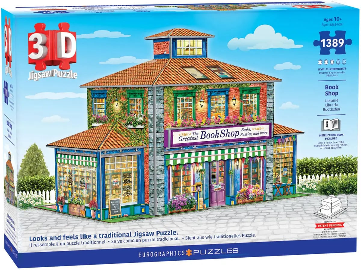 Puzzle 3D Librarie Eurographics 1389 piese