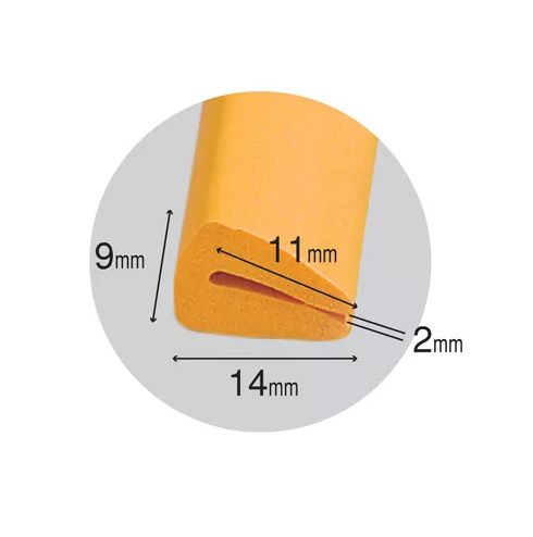 Aparatori Colturi Masa Car Boy Safety, 2m, Negru - imagine 2