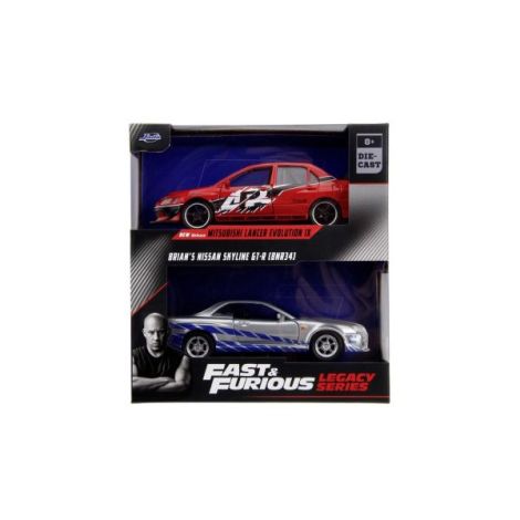 Jada Fast Furious Set Masini Metalice 1:32
