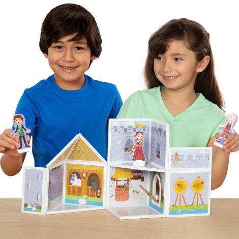 Set Magnetic Castel Medieval Melissa & Doug, 82 Piese - imagine 2