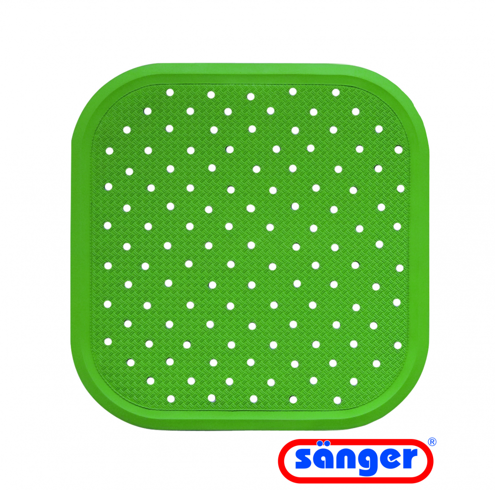 Covorșor Dus Sanger 56x56 cm Antiderapant Verde