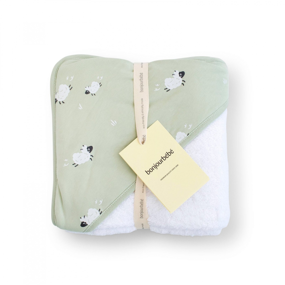 Prosop Bonjourbébé Bumbac OEKO-TEX Funny Farm