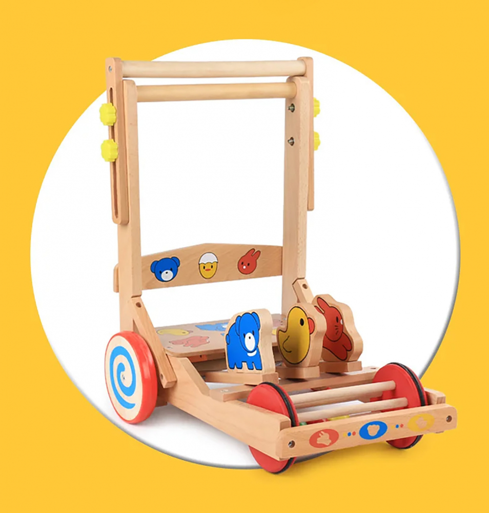 Antepremergator Nicekids Lemn Pliabil Interactiv - imagine 4