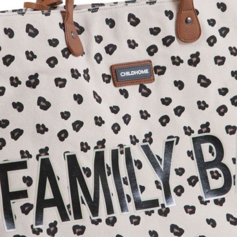 Childhome Family Bag Leopard | Geanta Practica - imagine 2