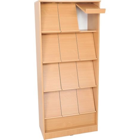 Biblioteca Moje bambino cu rafturi inclinate - imagine 7