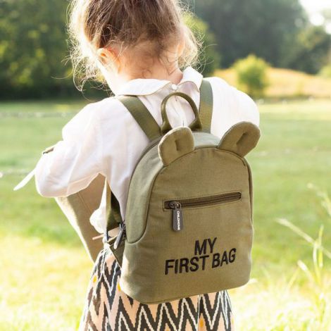 Rucsac Childhome My First Bag Kaki pentru copii - imagine 5