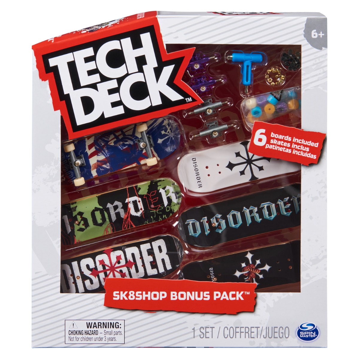 Set 6 mini placi Tech Deck Sk8Shop Disorder