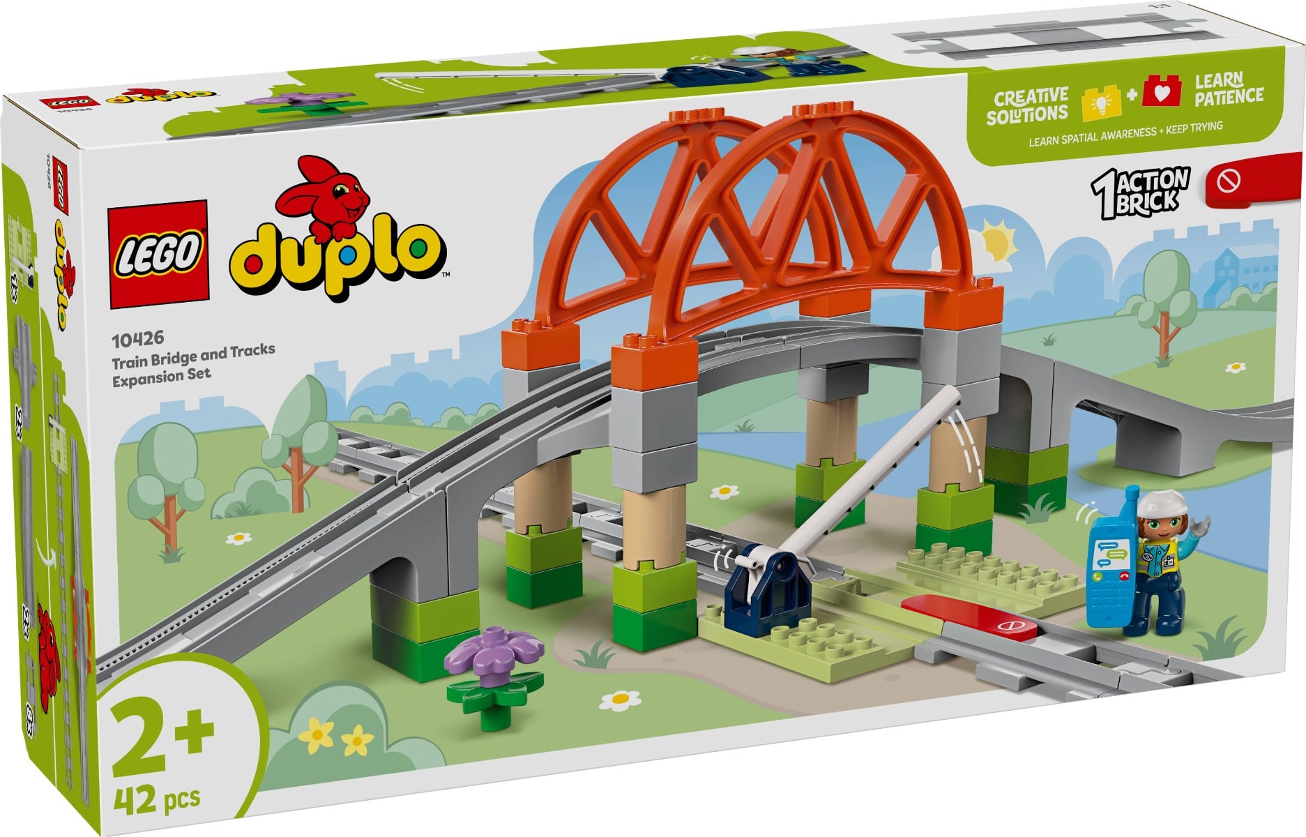 LEGO® DUPLO® Pod și sine de cale ferata 10426
