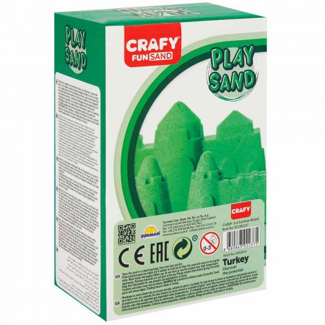 Nisip Kinetic Crafy Fun Sand 500g Verde - imagine 3