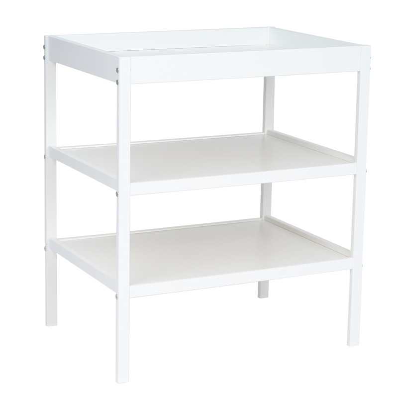 Masuta de schimbat Qmini Alb cu 2 polite - imagine 4
