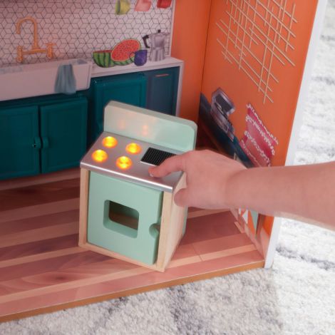 Casuta din lemn pentru papusi Marlow Kidkraft - imagine 6
