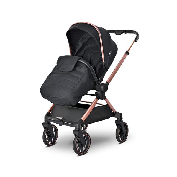 Carucior Lorelli Reya 2in1 Aluminiu Negru - imagine 7
