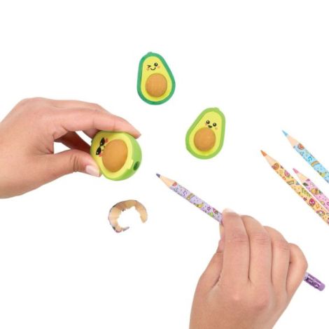Set Avocado Love Ooly | Ascutitoare si Radiere Haioase - imagine 3