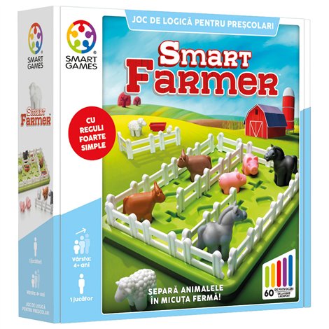 Smart Farmer - Joc Logică 60 Provocări 4+ Ani