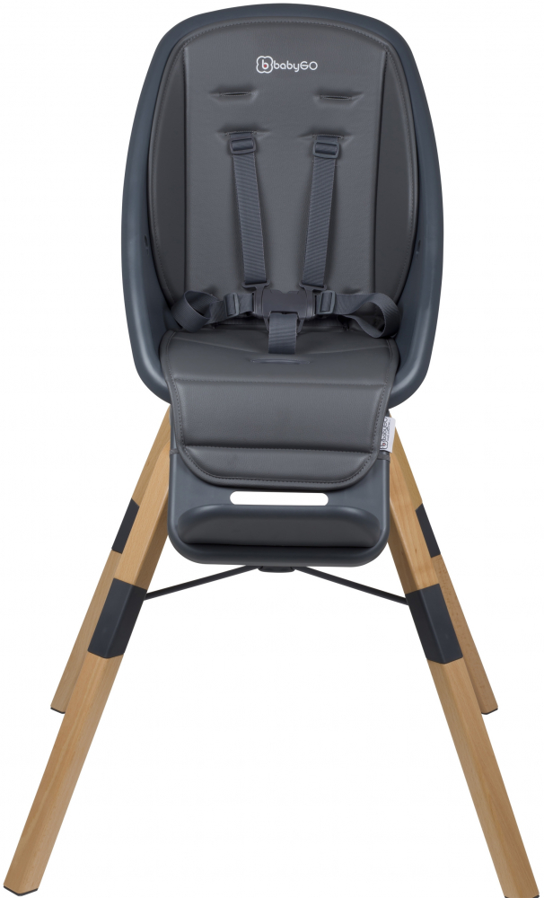 Scaun Masa BabyGo 360 Carou Gri | Rotire Completa