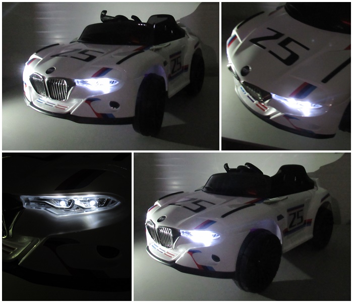 Mașinuță Electrică Cabrio Z5 Alb | Autokids - imagine 6