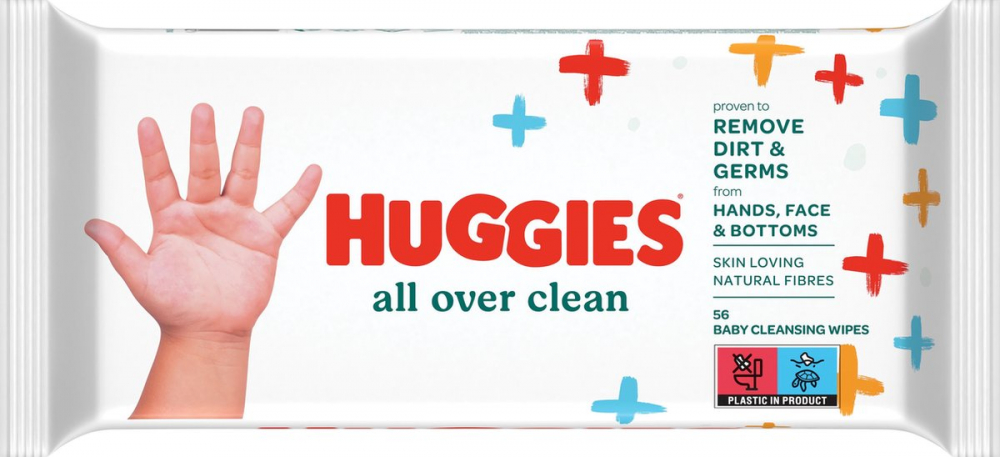 Set 10x56 Servetele Huggies All Over Clean Naturale