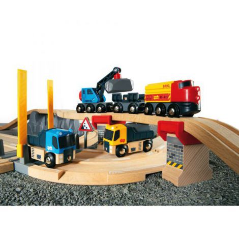 Set Şină Tren Încărcare Brio, 32 Piese - imagine 8