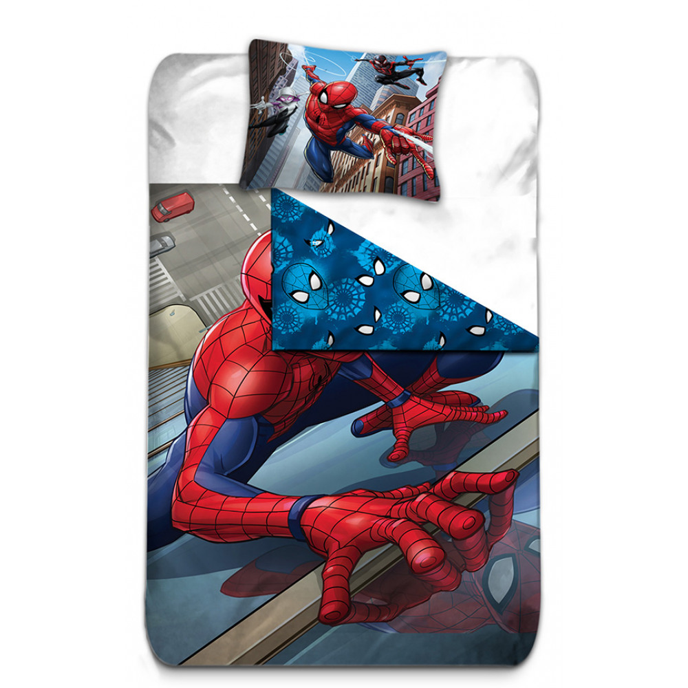 Lenjerie Copii Spiderman Reversibilă Marvel