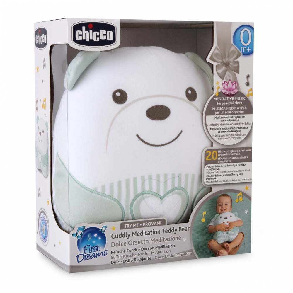 Ursulet Chicco First Dreams Verde cu Lumini și Melodii - imagine 5