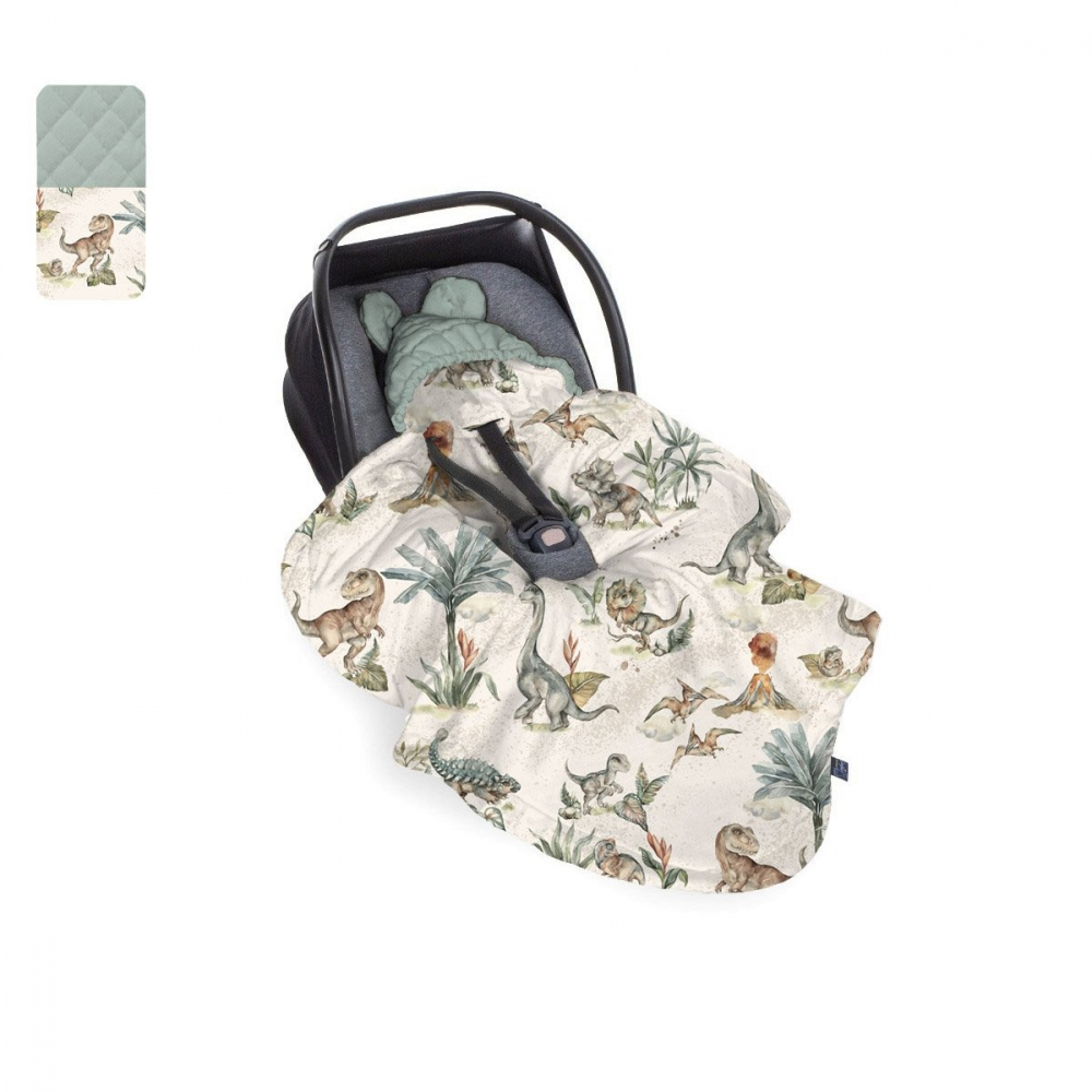 Babysteps Paturica Auto Dinosauri Mint - imagine 6