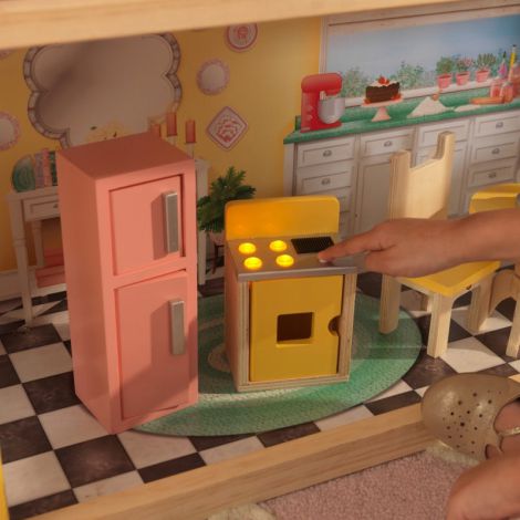 Casuta Papusi Lola Mansion Kidkraft 4 Etaje - imagine 10