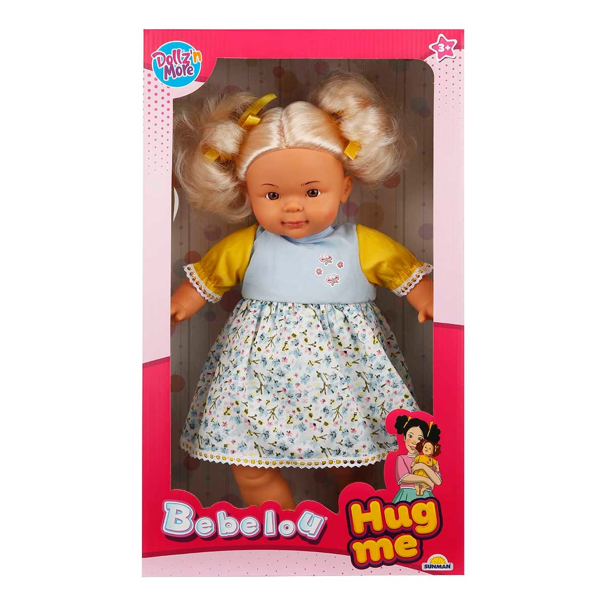 Păpușă Bebeluș Hug Me Blond, Dollz n More, 40 cm