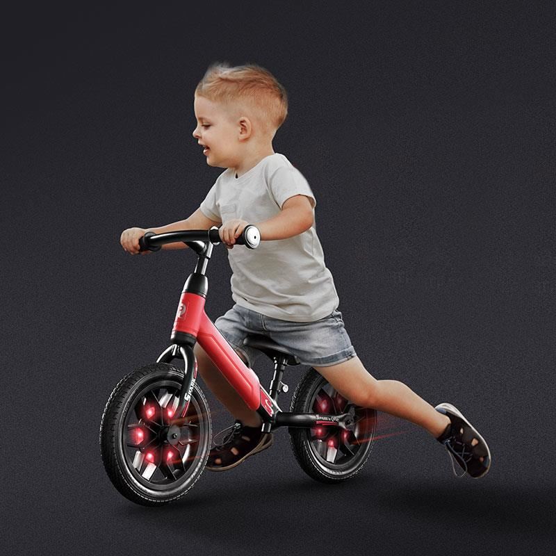 Bicicletă QPlay Spark cu LED, Roșu - imagine 3