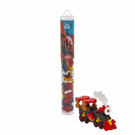 Set Constructie Plus-Plus Tren 100 piese - imagine 2