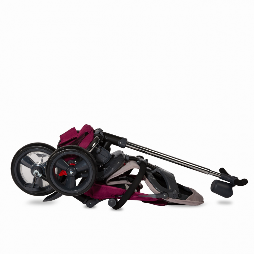 Tricicleta Coccolle Velo Violet 4 în 1 Pliabilă - imagine 4