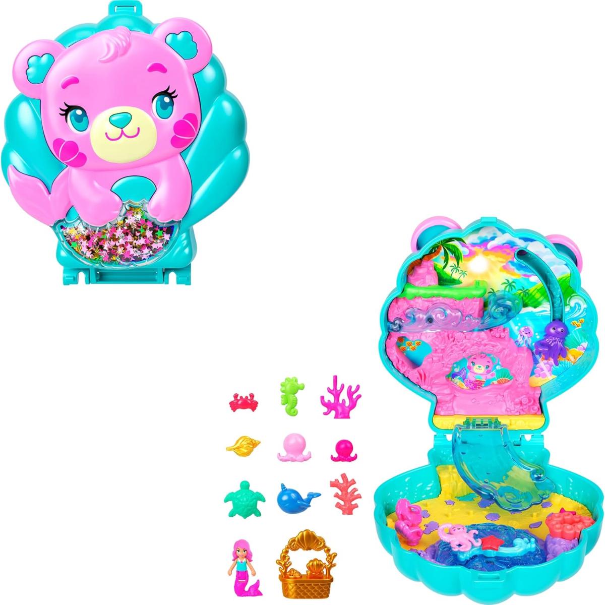 Polly Pocket Glitter Island - Set Joc Sirene
