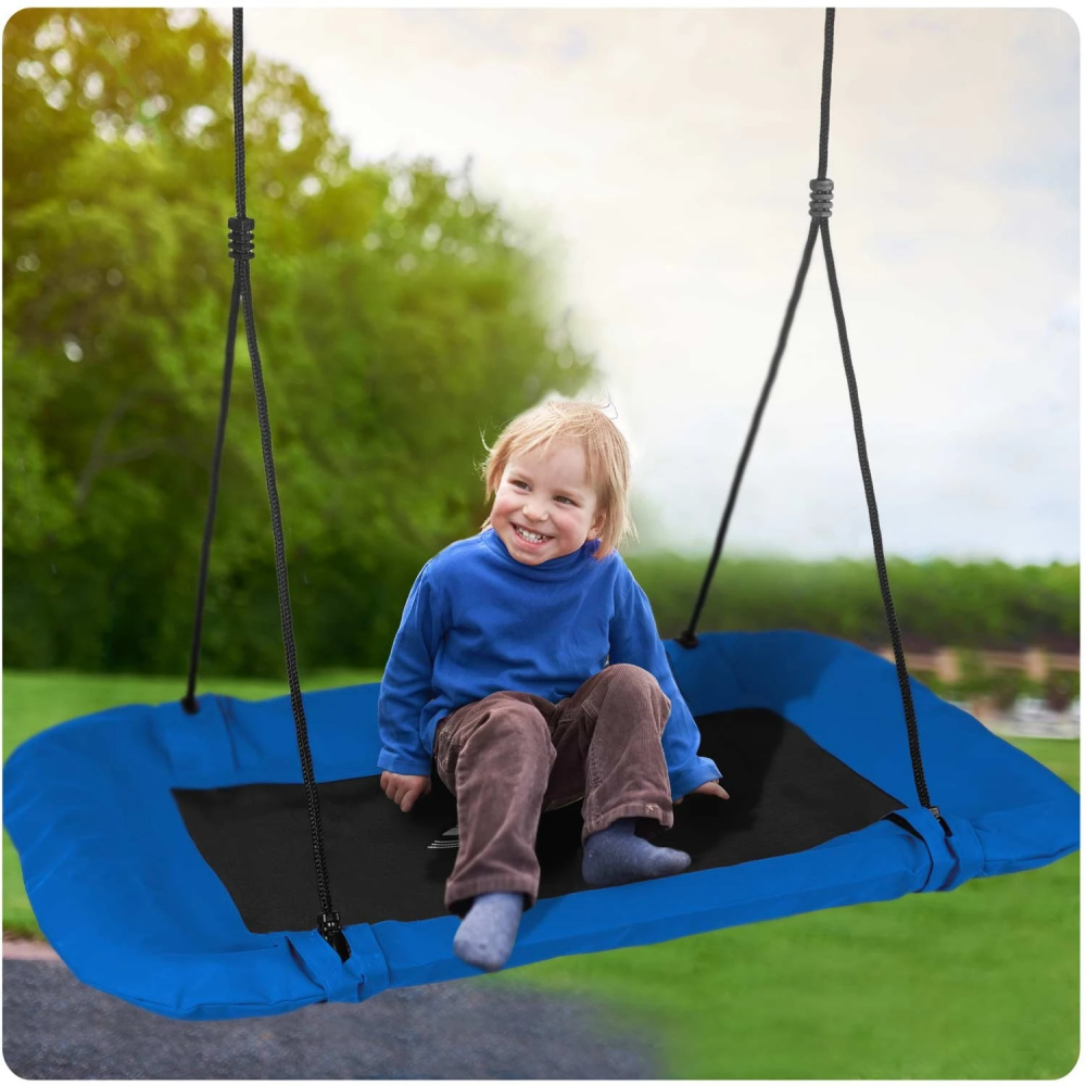 Leagan Cuib XXL Neo-Sport 150kg Albastru - imagine 5