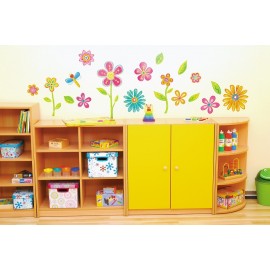 Autocolante Flori Moje Bambino – Decor Geam și Perete - imagine 4