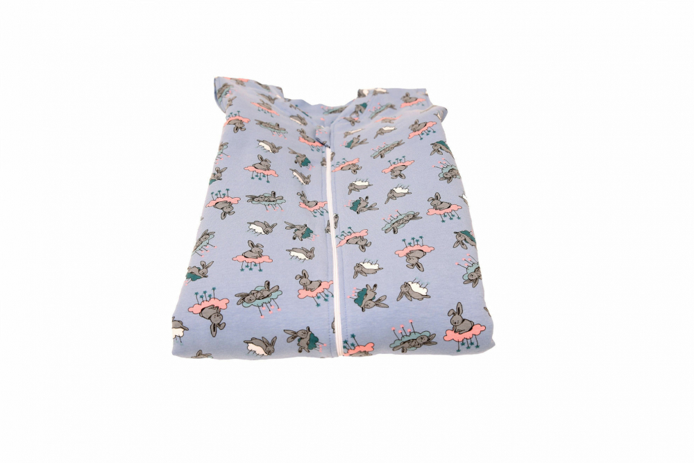 Sac de Dormit Kidsdecor Bunny Blue 70 cm - imagine 2