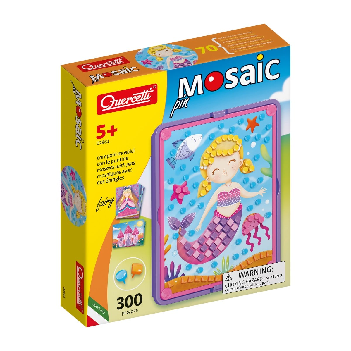 Joc Mozaic Quercetti Pin Fairy | Creativitate