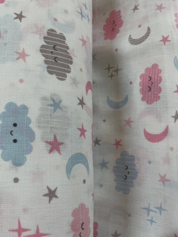 Set 2 Cearceafuri Muselina Kreis Norisoki Pink
