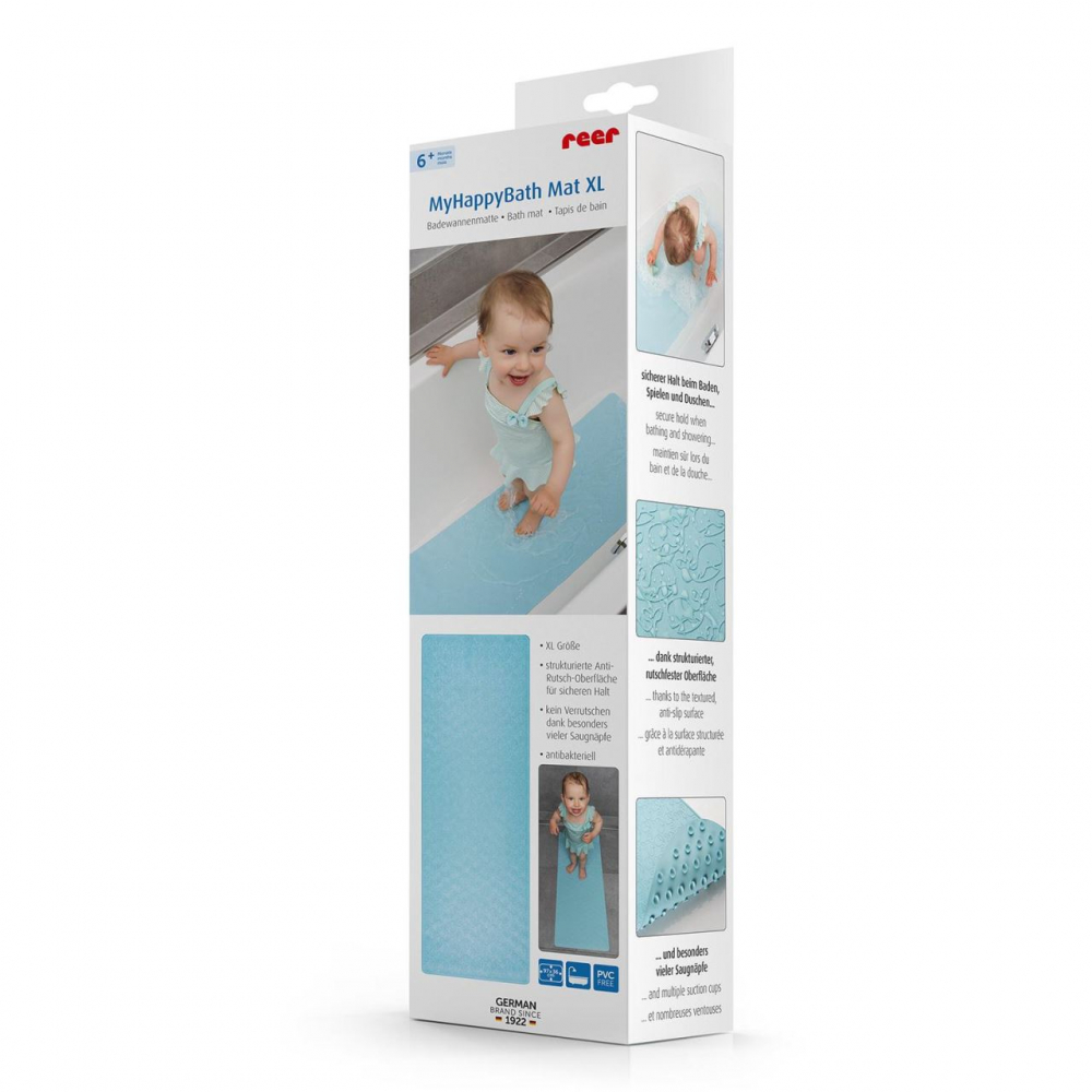 Covor Baie Antialunecare Reer XL, Albastru - imagine 3