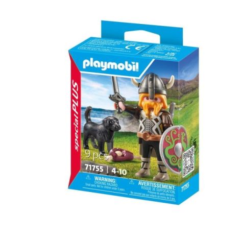 Playmobil Viking cu Câine de Pază - Aventură Creativă - imagine 3