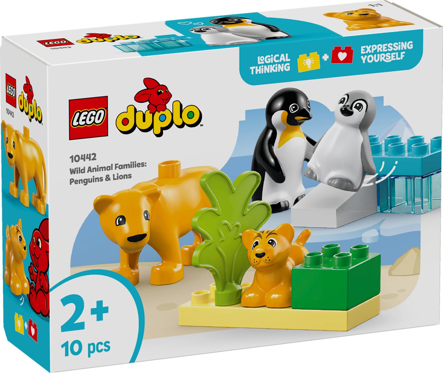 LEGO DUPLO 10442 Familii Animale: Lei si Pinguini