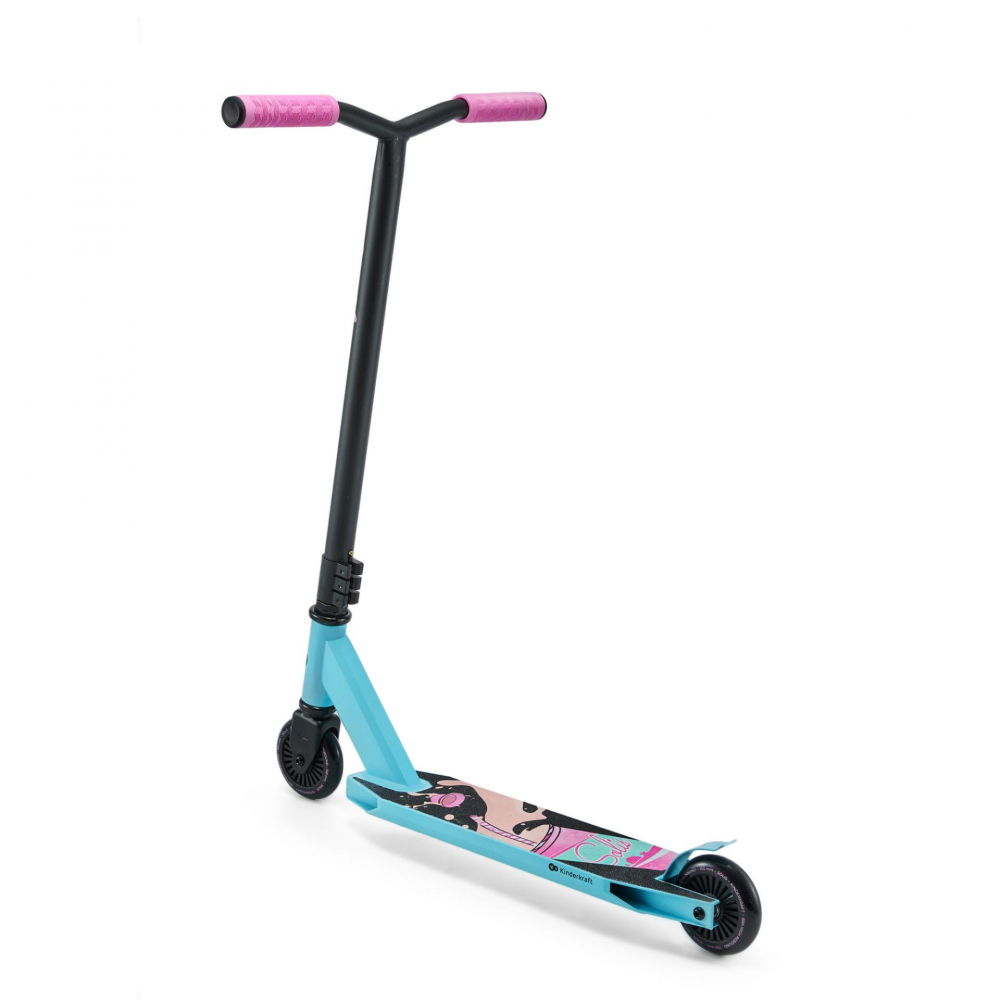Trotineta Kinderkraft Solis Pink 100kg ABEC-9 - imagine 3