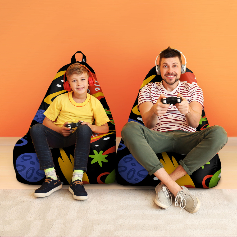 Fotoliu Puf Chill XL Cosmos | Updeco - imagine 4