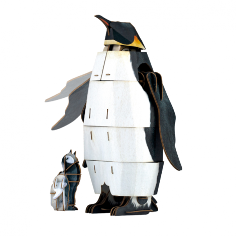 Puzzle 3D Pinguin Imperial Deluxe | Mieredu - imagine 5