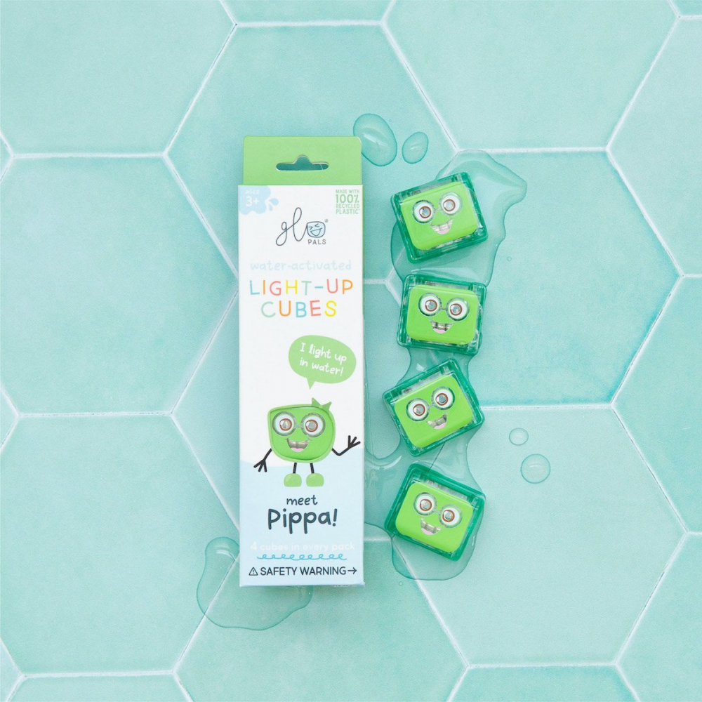 Jucărie Senzorială de Baie Glo Pals Pippa Verde - imagine 5