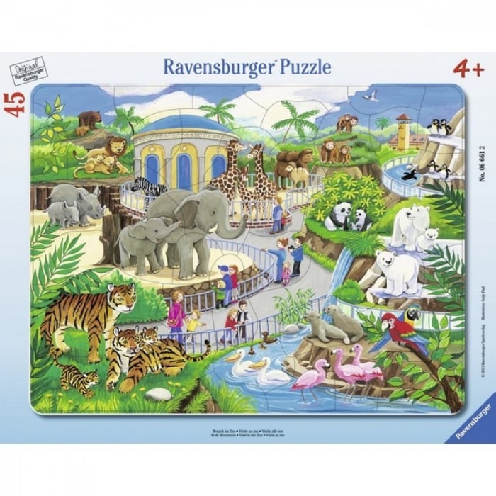 Puzzle Ravensburger Vizita La Zoo Educativ