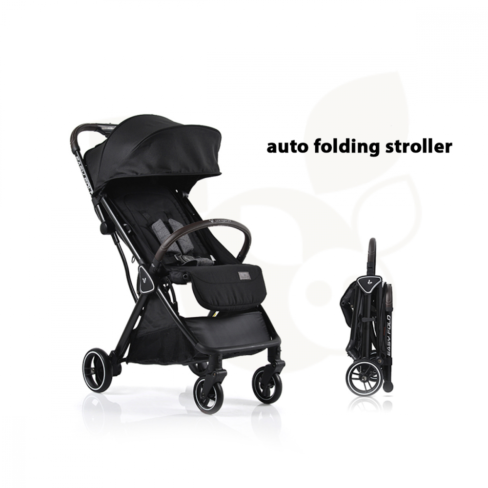 Cangaroo Easy Fold Negru, Până la 22kg