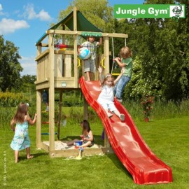 Spațiu de joacă Lodge JungleGym cu tobogan - imagine 7